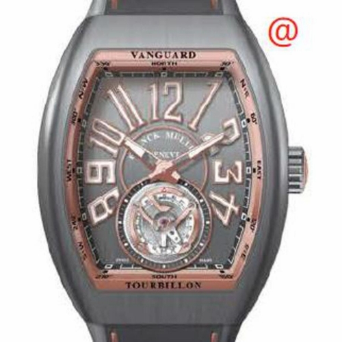 Franck Muller V45TTTBR5N(TTBLC5N) Vanguard Tourbillon Mens Hand Wind Watch