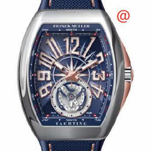 Franck Muller V45TYACHTINGSTGAC5N(BLBLC5N) Vanguard Yachting Tourbillon Mens Hand Wind Watch