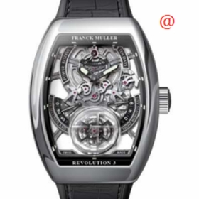 Franck Muller V50REV3PRSQTACNR(NRLUMBLC) Vanguard Revolution 3 Mens Hand Wind Watch