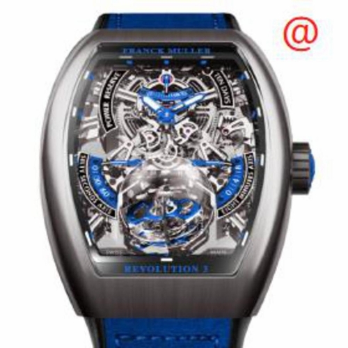 Franck Muller V50REV3PRSQTBR(TTBL) Vanguard Revolution 3 Mens Hand Wind Watch