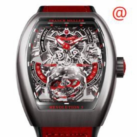 Franck Muller V50REV3PRSQTBR(TTER) Vanguard Revolution 3 Mens Hand Wind Watch