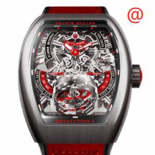 Franck Muller V50REV3PRSQTBR(TTER) Vanguard Revolution 3 Mens Hand Wind Watch