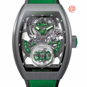 Franck Muller V50REV3PRSQTTTBRVE(NRLUMVE) Vanguard Revolution 3 Mens Automatic Watch