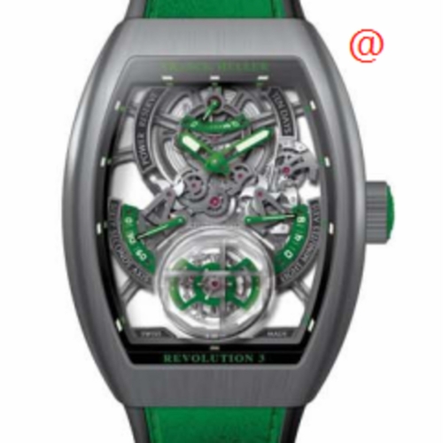 Franck Muller V50REV3PRSQTTTBRVE(NRLUMVE) Vanguard Revolution 3 Mens Automatic Watch
