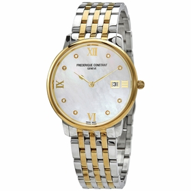 Frederique Constant FC-220MPWD3S3B Slimline Ladies Quartz Watch