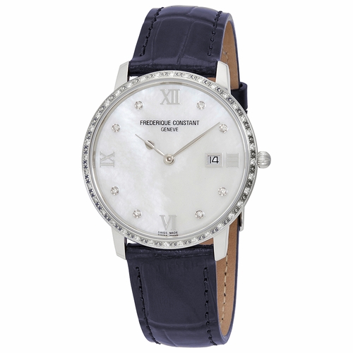 Frederique Constant FC-220MPWD3SD6 Slimline Ladies Quartz Watch