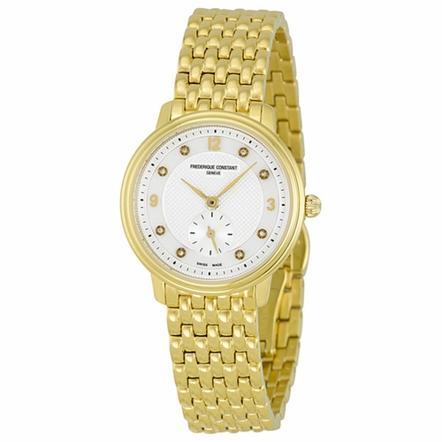 Frederique Constant FC-235MPWD1S5B SlimLine Ladies Quartz Watch