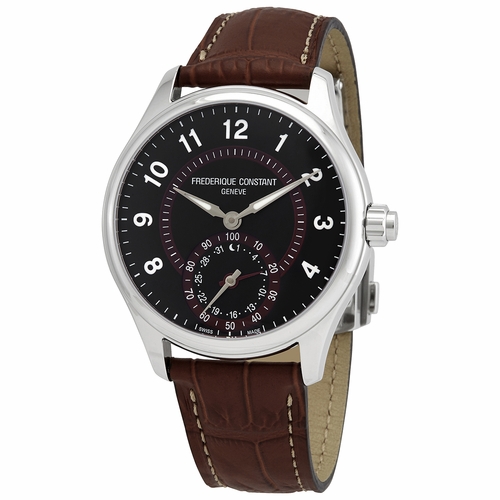 Frederique Constant FC-285BBR5B6BR Horological Smartwatch Mens Quartz Watch