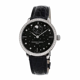 Frederique Constant FC-701BSD3SD6 Slimline Moonphase Stars Mens Automatic Watch