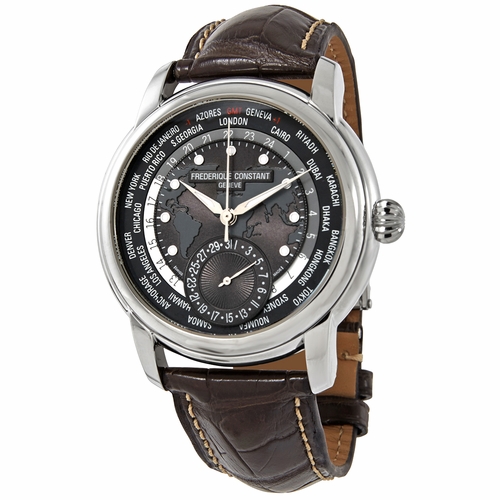 Frederique Constant FC-718DGWM4H6 Classic Wolrdtimer Mens Automatic Watch
