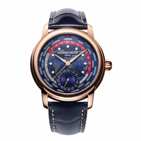 Frederique Constant FC-718NRWM4H9 Classic Worldtimer Mens Automatic Watch