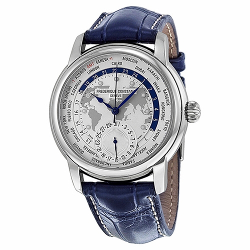 Frederique Constant FC-718WM4H6 Worldtimer Mens Automatic Watch Frederique Constant FC-718WM4H6 Worldtimer Mens Automatic Watch