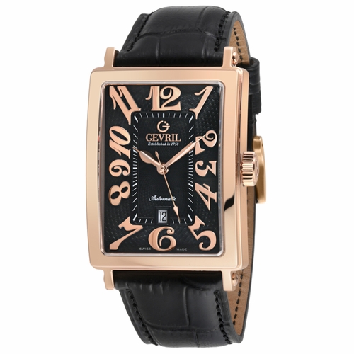 Gevril 15201-2 Avenue of Americas Mens Automatic Watch