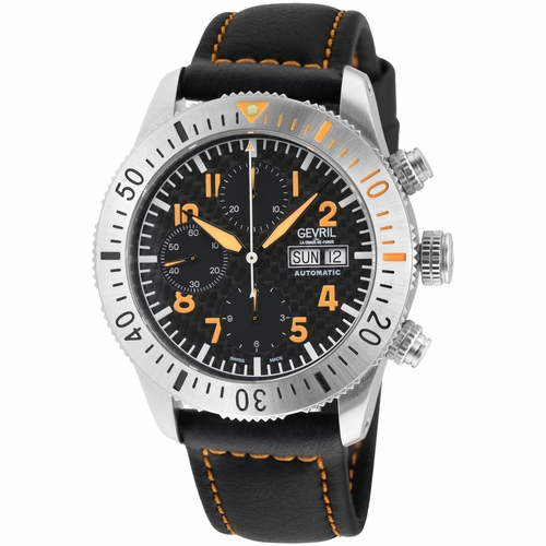 Gevril 46410 Canal St Mens Chronograph Automatic Watch