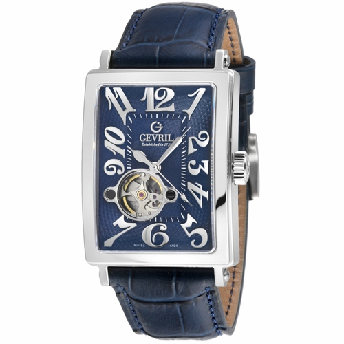 Gevril 5072-1 Avenue of Americas Intravedere Mens Automatic Watch