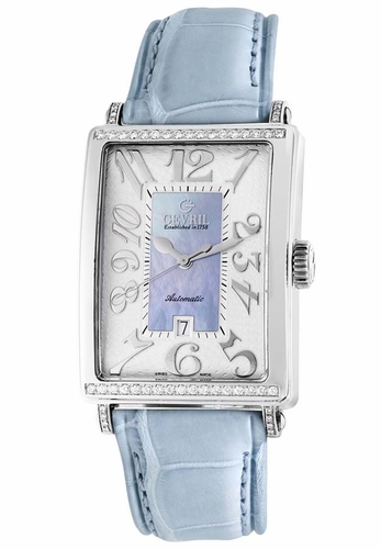 Gevril 6207NT Avenue of Americas Glamour Ladies Automatic Watch