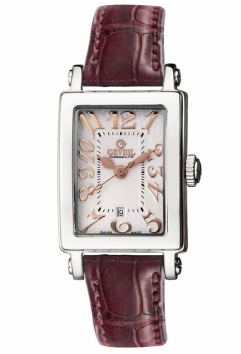 Gevril 8045R Avenue of Americas Ladies Quartz Watch