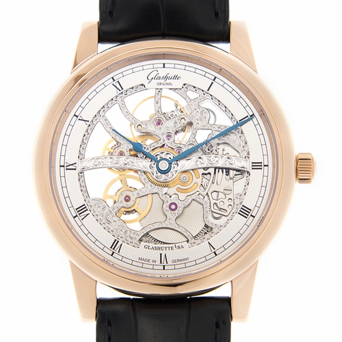 Glashutte 1-49-18-01-05-30 Senator Mens Hand Wind Watch