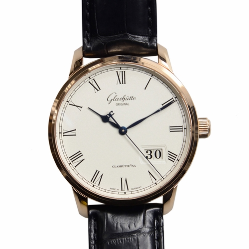 Glashutte 100-03-32-45-04 Senator Panorama Date Mens Automatic Watch