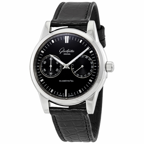 Glashutte 39-58-01-02-04 Senator Hand Date Mens Automatic Watch