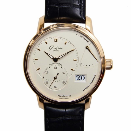 Glashutte 65-01-25-15-04 PanoReserve Mens Hand Wind Watch
