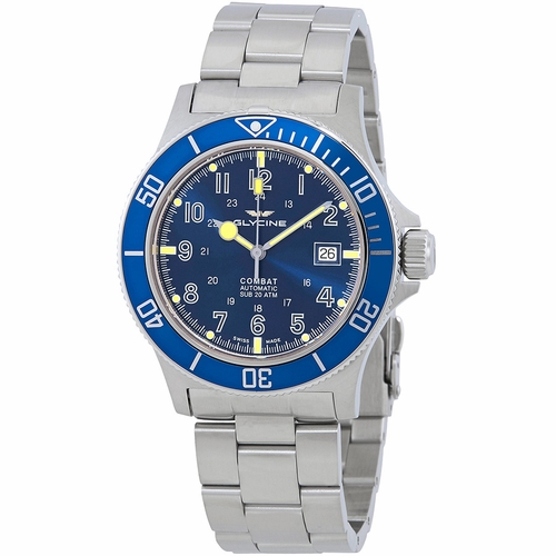 Glycine GL0077 Combat Sub Mens Automatic Watch Glycine GL0077 Combat Sub Mens Automatic Watch