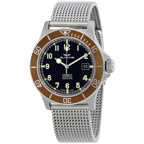 Glycine GL0090 Combat Sub Mens Automatic Watch Glycine GL0090 Combat Sub Mens Automatic Watch