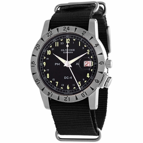 Glycine GL0218 Airman 1953 Vintage GMT Mens Automatic Watch