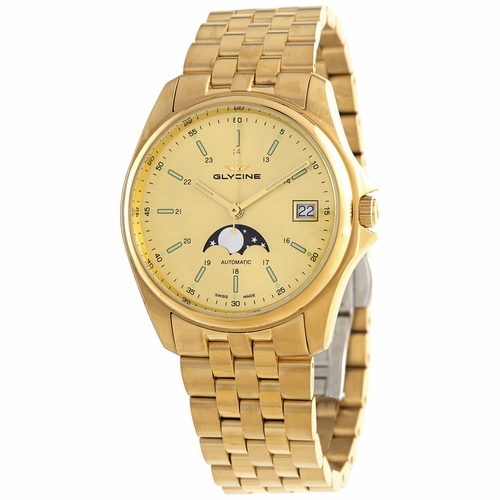 Glycine GL0247 Combat Classic Moonphase Mens Automatic Watch