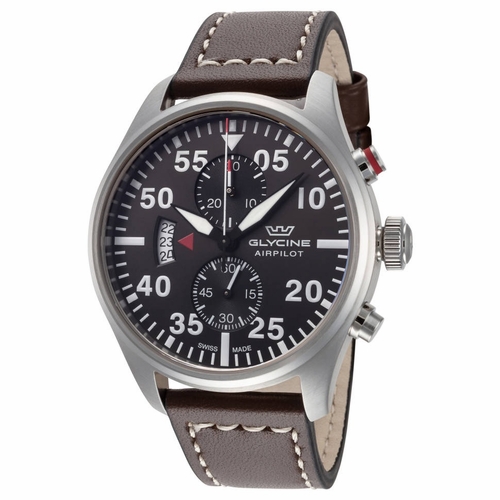 Glycine GL0358 Airpilot Chrono 44 Mens Chronograph Quartz Watch