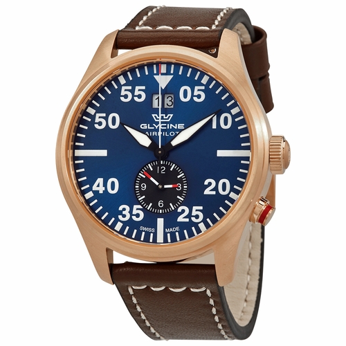 Glycine GL0369 Airpilot Dual Mens Quartz Watch