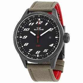Glycine GL1007 Airman GMT Quartz Mens Quartz Watch