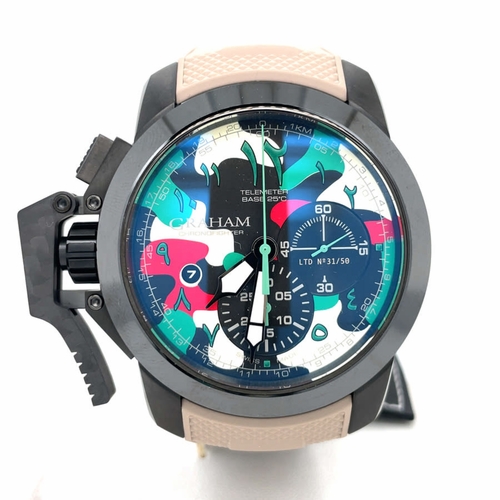 Graham 2CCAU Chronofighter Oversized Mens Chronograph Automatic Watch