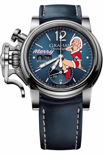 Graham 2CVAS.U06A Chronofighter Vintage Nose Art Mens Chronograph Automatic Watch