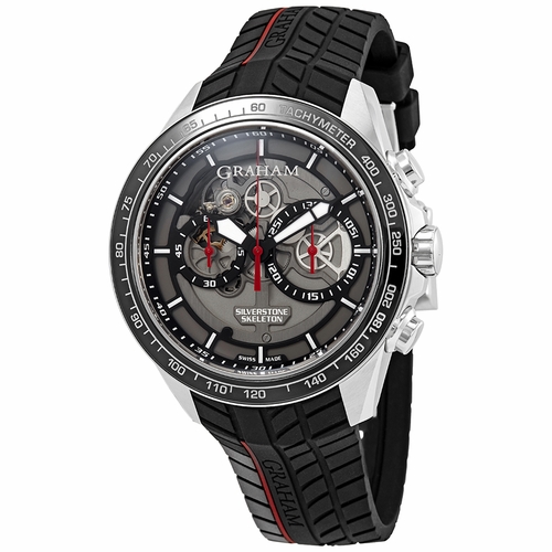 Graham 2STAC1.B01A.K89F Silverstone RS Skeleton Mens Chronograph Automatic Watch