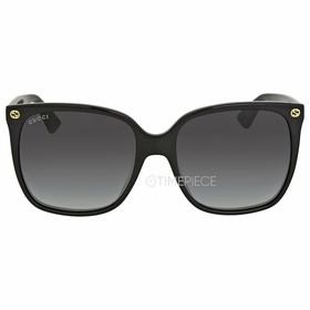Gucci GG0022S 001 57 Ladies Sunglasses Gucci GG0022S 001 57 Ladies Sunglasses
