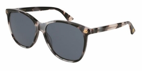 Gucci GG0024S 009 58 Ladies Sunglasses Gucci GG0024S 009 58 Ladies Sunglasses