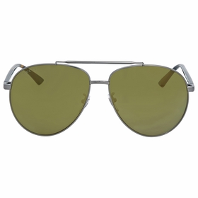 Gucci GG0043SA 003 61 Unisex Sunglasses Gucci GG0043SA 003 61 Unisex Sunglasses