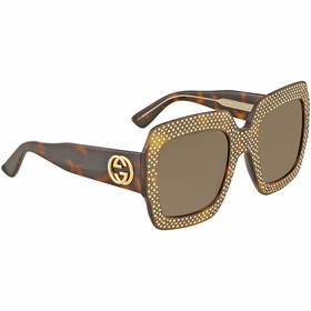 Gucci GG0048S-002 54 Fashion Inspired Ladies Sunglasses Gucci GG0048S-002 54 Fashion Inspired Ladies Sunglasses