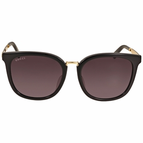 Gucci GG0079SK 001 56 Sunglasses Gucci GG0079SK 001 56 Sunglasses