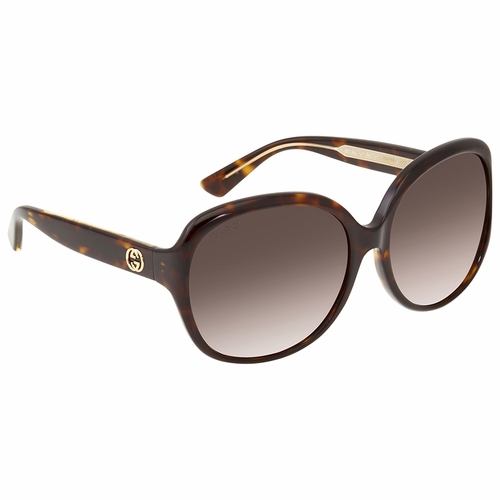 Gucci GG0080SK 003 61 GG0080SK Ladies Sunglasses Gucci GG0080SK 003 61 GG0080SK Ladies Sunglasses
