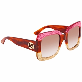 Gucci GG0083S 002 55 GG0083 Ladies Sunglasses Gucci GG0083S 002 55 GG0083 Ladies Sunglasses
