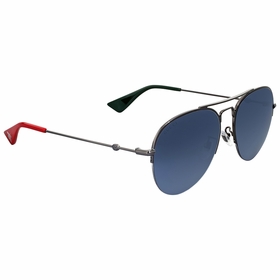 Gucci GG0107S 003 56 Unisex Sunglasses Gucci GG0107S 003 56 Unisex Sunglasses