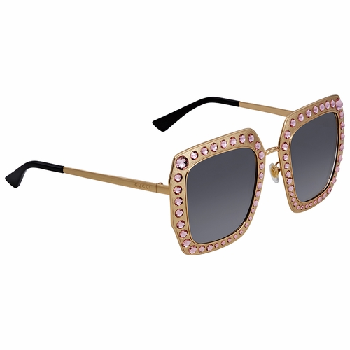 Gucci GG0115S-003 52 Crystal-Studded Ladies Sunglasses Gucci GG0115S-003 52 Crystal-Studded Ladies Sunglasses