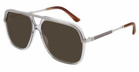 Gucci GG0200S 007 57 Unisex Sunglasses Gucci GG0200S 007 57 Unisex Sunglasses