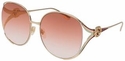 Gucci GG0225S 005 63 GG0225 Ladies  Sunglasses