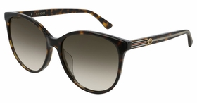 Gucci GG0377SK-002 57 Ladies Sunglasses Gucci GG0377SK-002 57 Ladies Sunglasses