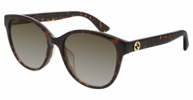 Gucci GG0703SK-001 55 Ladies Sunglasses Gucci GG0703SK-001 55 Ladies Sunglasses