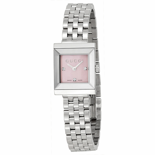 Gucci YA128401 G-Frame Ladies Quartz Watch