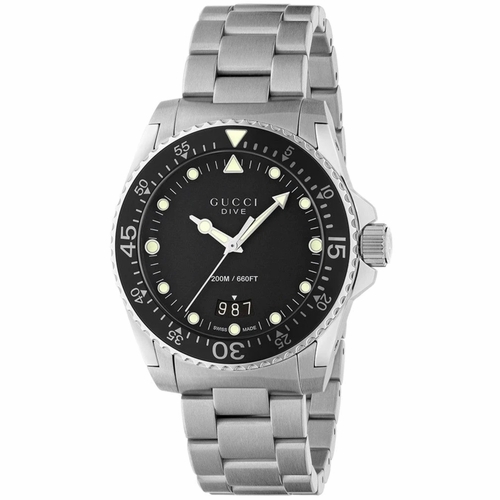 Gucci YA136301B Dive Mens Quartz Watch